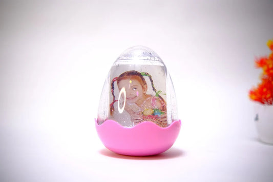 Egg Shaped  Water Globe