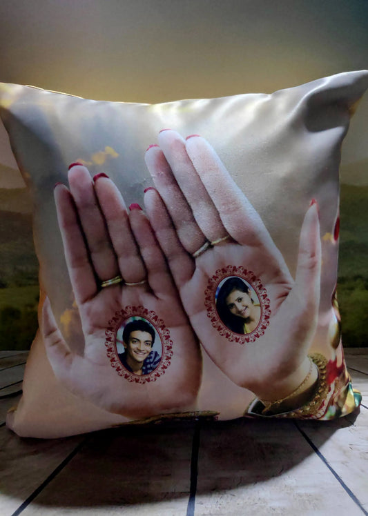 Karva Chauth Led Cushion