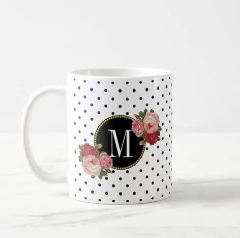 Rose INITIAL Mug