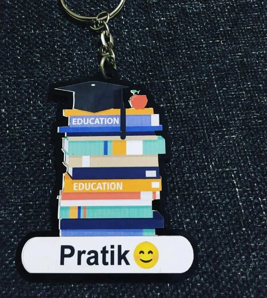 Book Addict Keychain