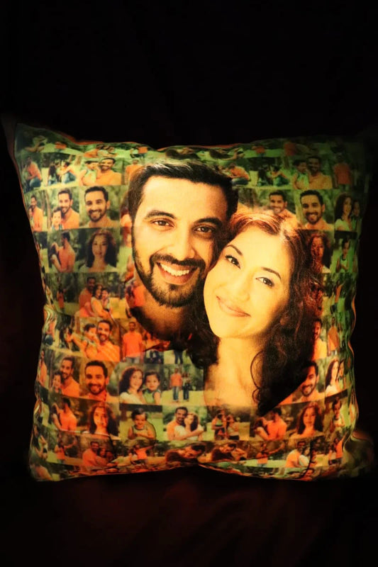 led mosaic cushion