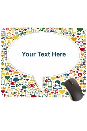 Emoji Chat Mouse Pad