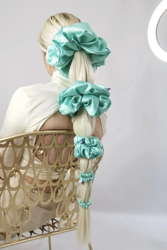 Sea Green Scrunchies Family