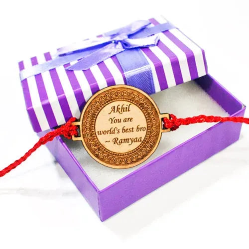 Engraved Personalised Rakhi 117