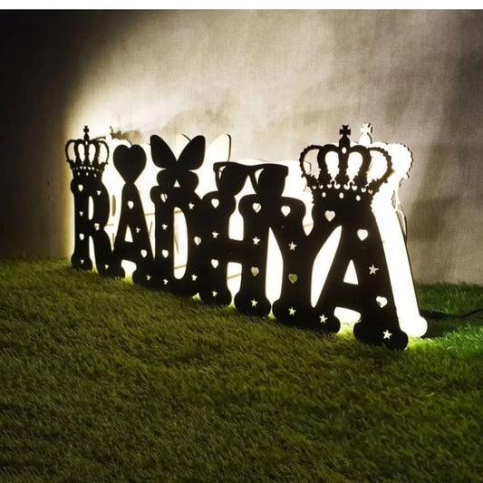 Queen Name Lamp