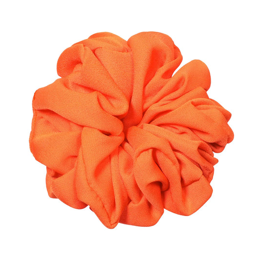 Orange Georgette Scrunchie