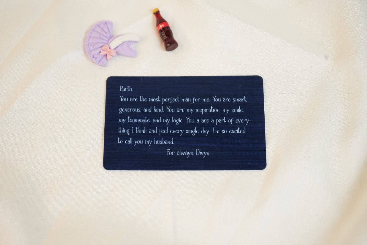 Wallet card message 104 – handmadelovebytanya