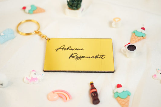 Customised Name Acrylic Keychain 105