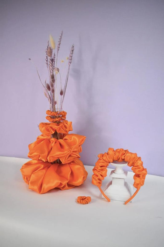 Orange Family Scrunchies Combo