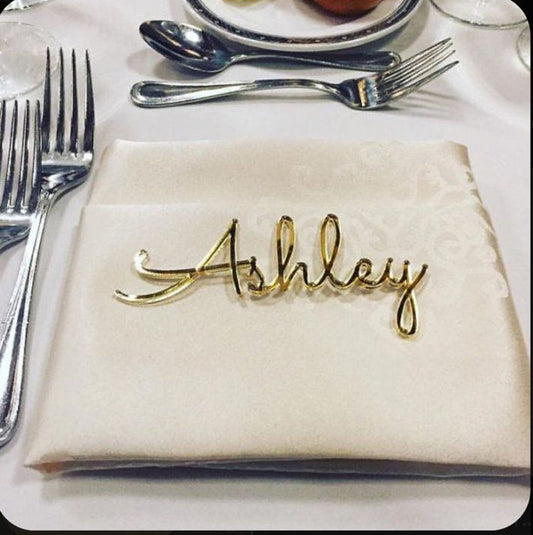 Golden Acrylic Cutout