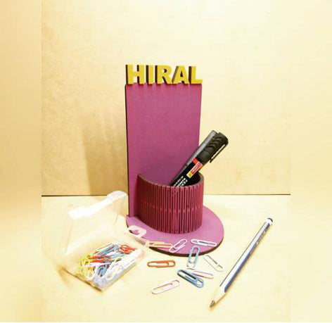 Customised Wooden Pen Stand