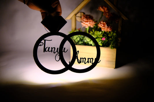 Couple Ring Lamp