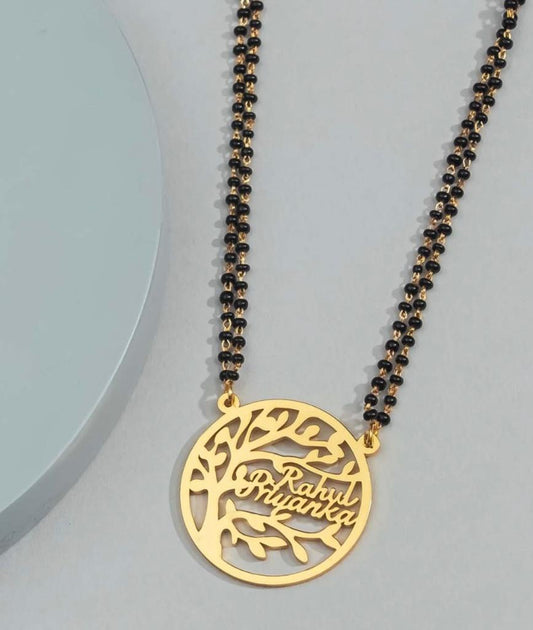 Personalised Name Ring Mangalsutra