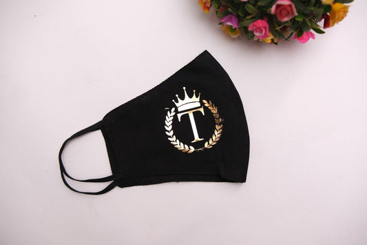 Personalised Royal Initial Mask