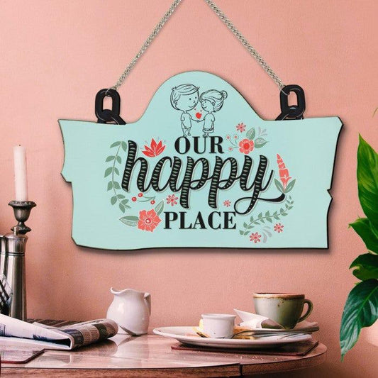 Our Happy Place Wall Hanging and Door