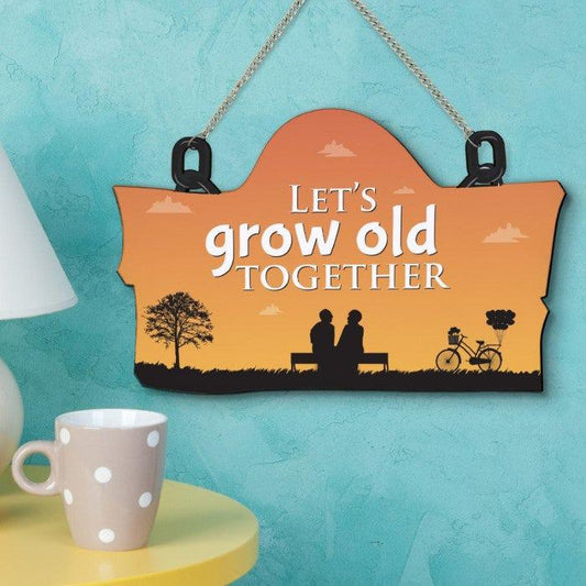 Grow Old Wall Hanging and Door