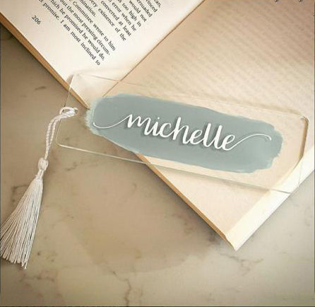 Personalised Acrylic Bookmark v2