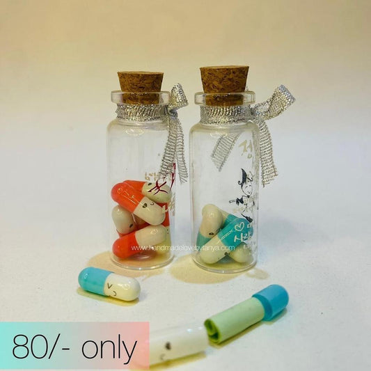 Message capsule bottle