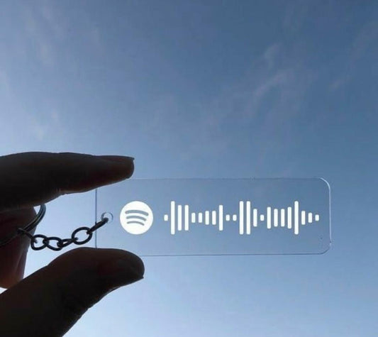 Glass Spotify Keychain v2