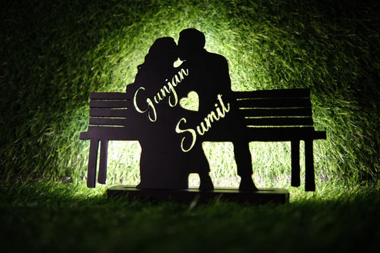 Wireless Romantic Couple Name Lamp