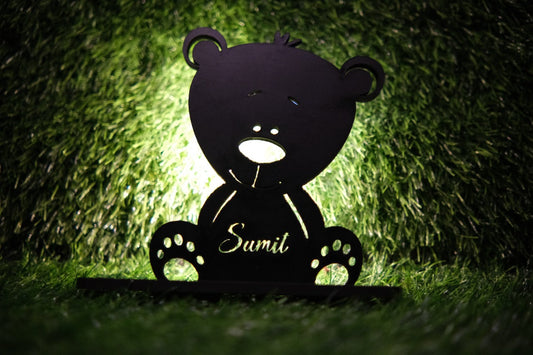 Wireless Teddy Name Lamp