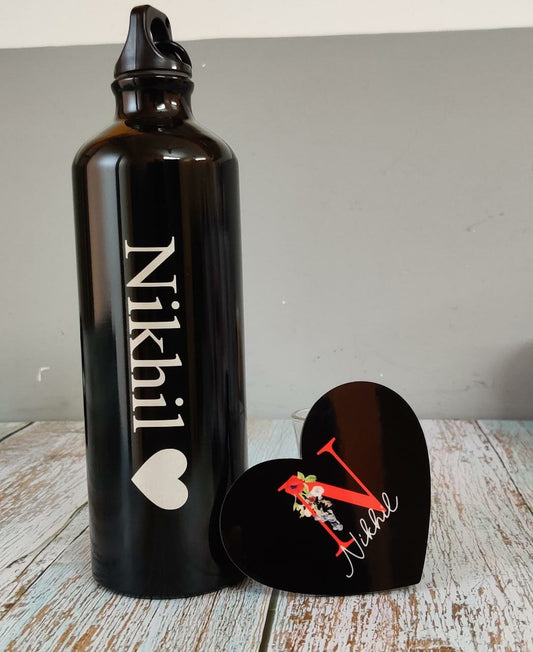 Bottle And Coaster Combo