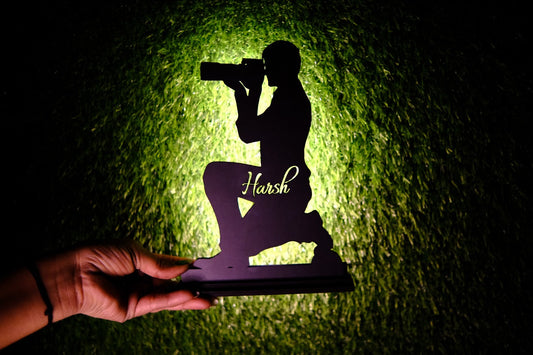 Photographer Name Lamp