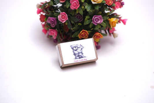 Happy Teddy  Day Match Box
