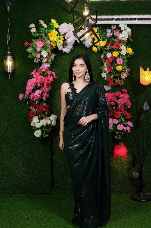 Unstitched Filmfare Sequence Saree