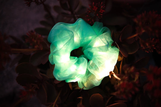 Green Glow Scrunchie