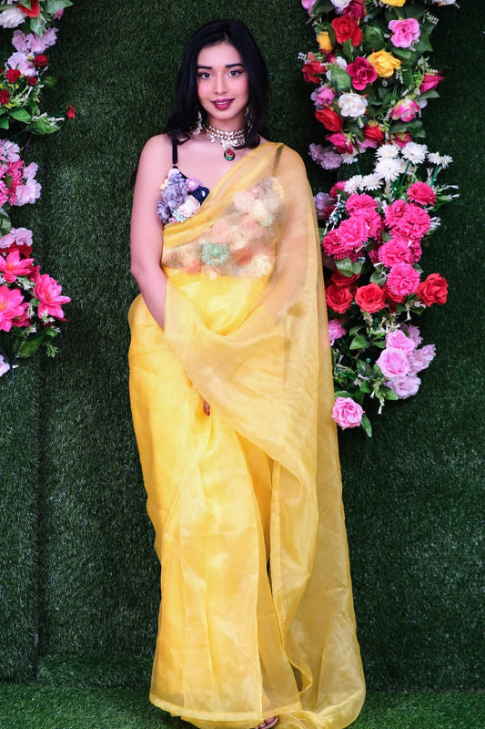 Butter Organza One Minute Saree