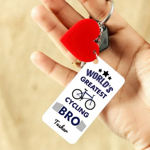 World Greatest Bro Keychain