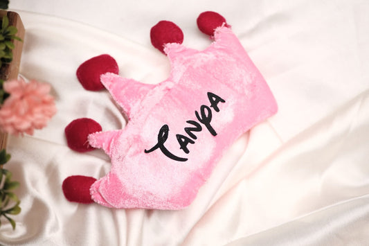 Personalised Name Crown Cushion