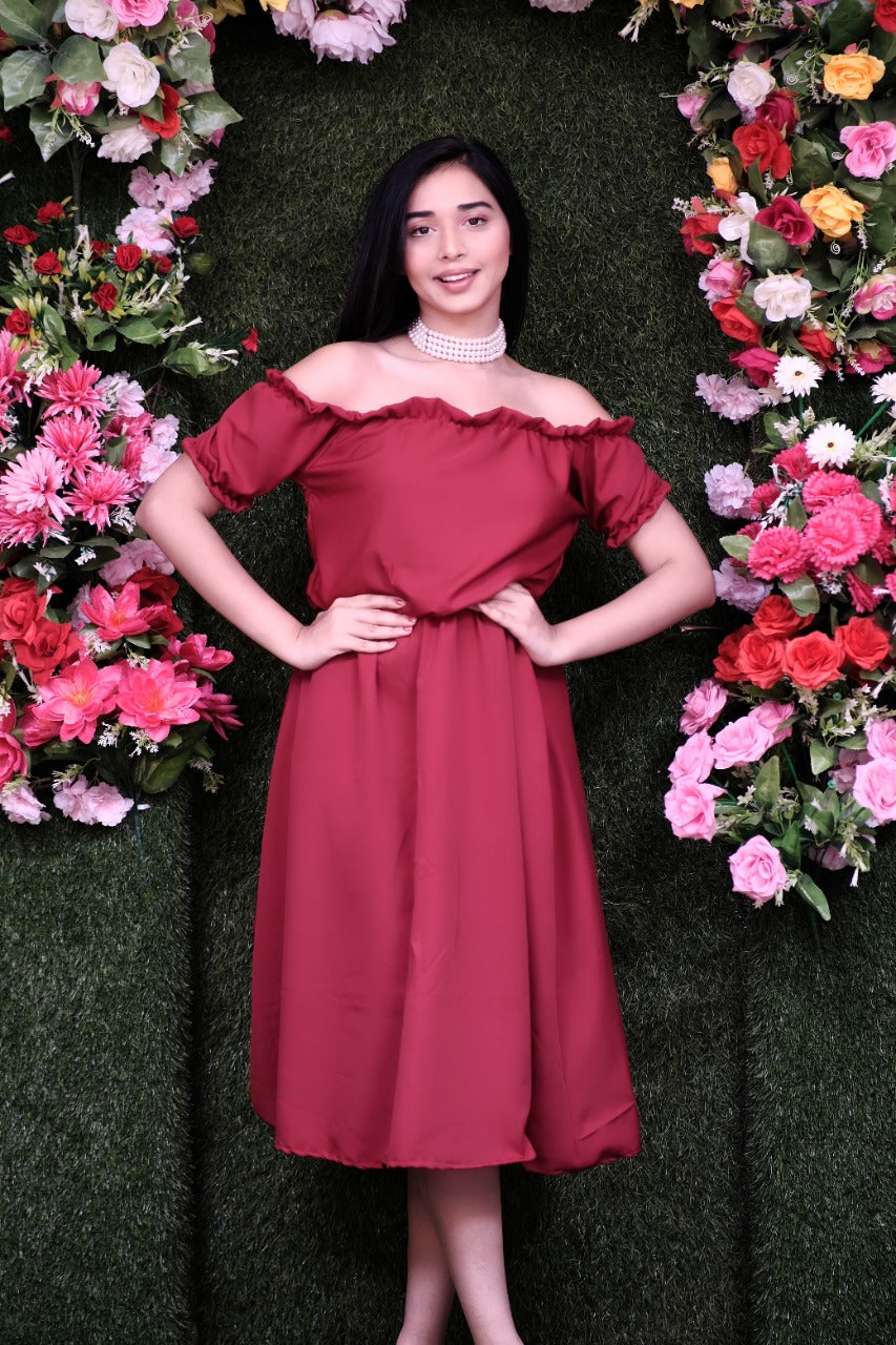 Raspberry dress – handmadelovebytanya