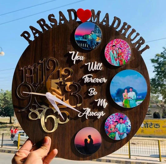 Exotic Clock With Photos