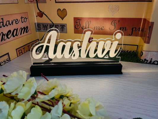 Led Name Table Top