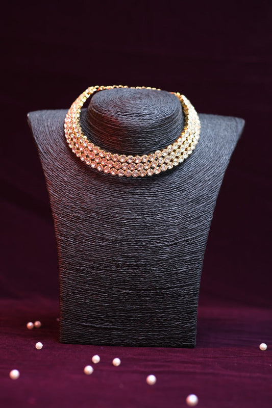 3 layer Gold Choker