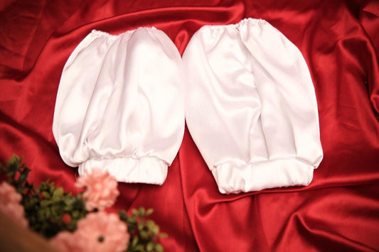 Puff Satin Detachable Sleeves