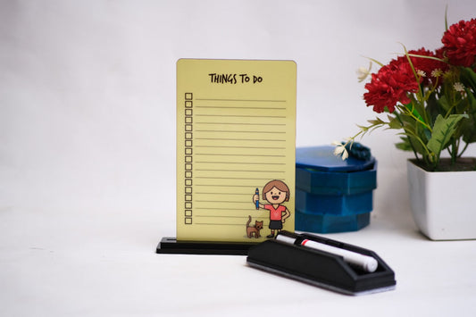 My to do List Board with Marker