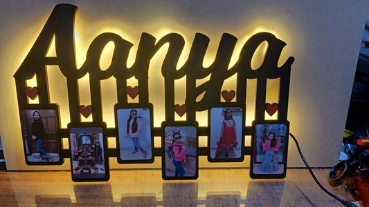 Led Name Photo Frames
