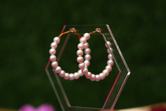 Big Pearl Hoop