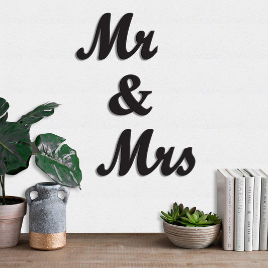 Mr And Mrs Wall Art