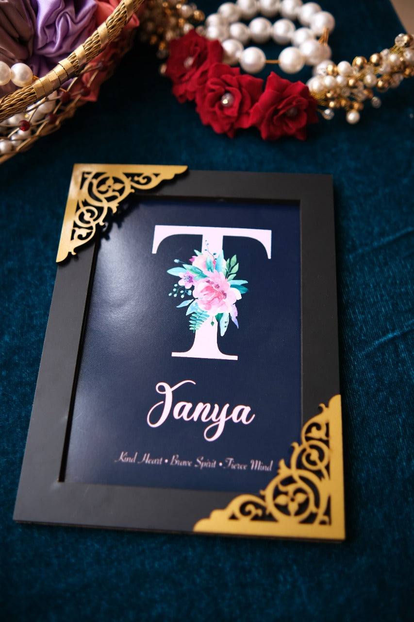 Classic Name Frame – handmadelovebytanya