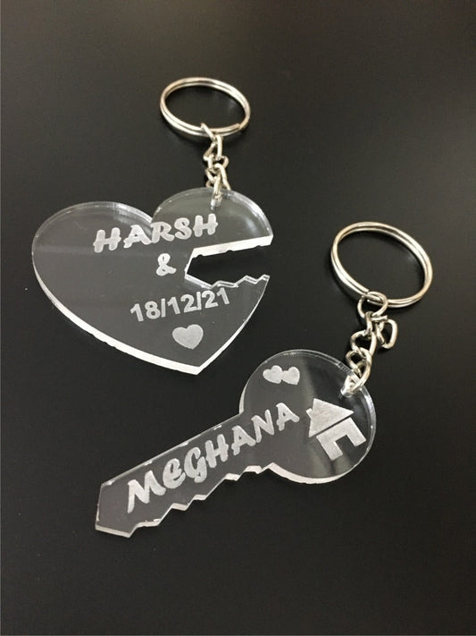 Lock Heart Keychain