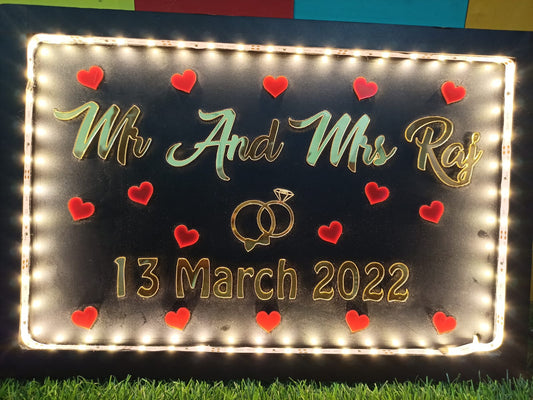 Led Date Frame