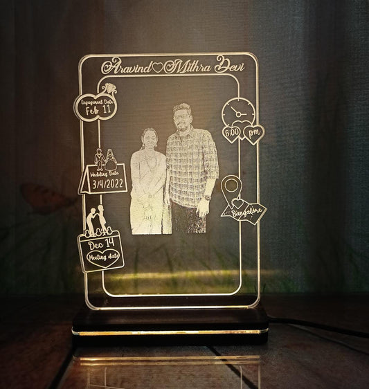 Couple Engraving Plaque