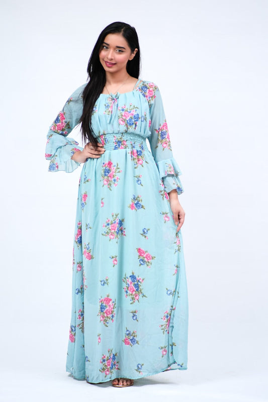 Oorvi Blue Gown