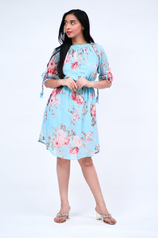 Caroline Blue Dress