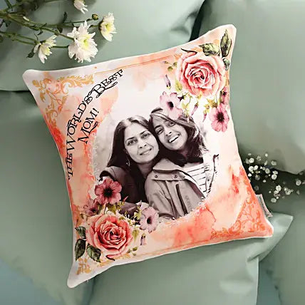 World's Best Mom Personalised Cushion