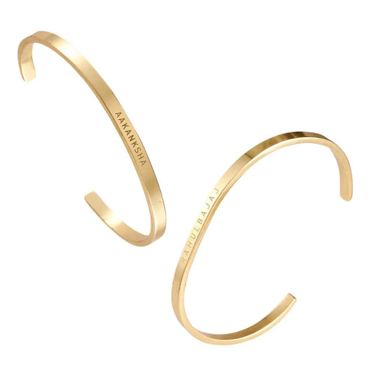 PERSONALISED CLASSIC COUPLE BRACELETS